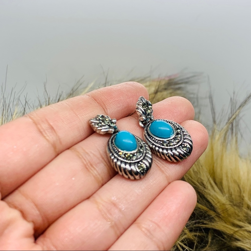 🌺Bohomein Flower Water Drop ethnic style Earrings - Picture 7 of 7